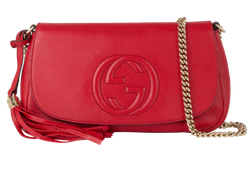 Soho Long Flap, Leather, Red, 213317, DB, 2*